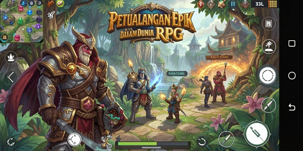 Gameplay <strong>33L</strong> dengan pertarungan dan eksplorasi yang seru.