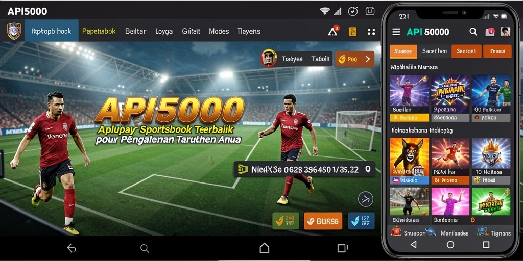 Tampilan gameplay menarik dari aplikasi Sportsbook API5000.
