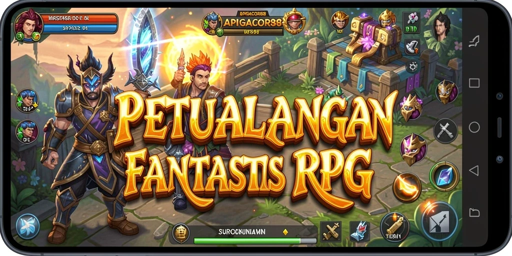 Tampilan menakjubkan dari gameplay RPG APIGACOR88.