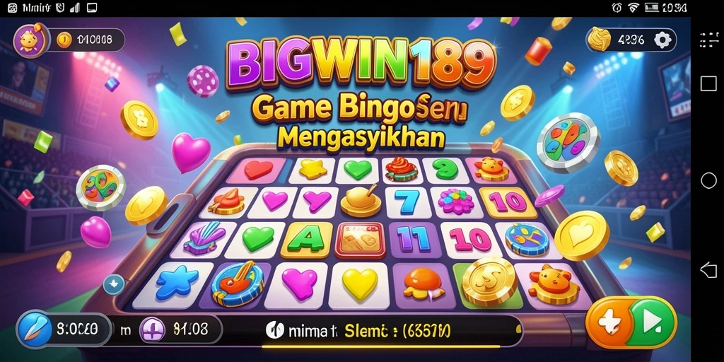 Tampilan gameplay seru dalam BIGWIN189 yang menampilkan Bingo.