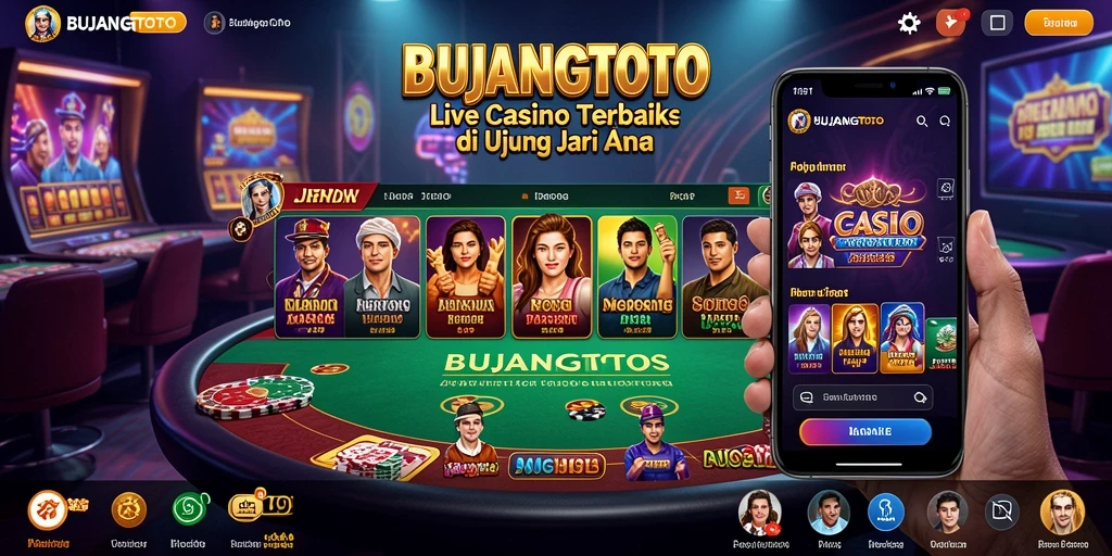 Tampilan gameplay Live Casino yang mendebarkan dan interaktif.