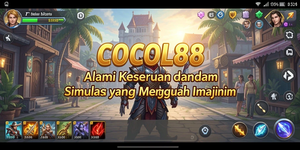 Tampilan gameplay COCOL88 yang memukau dan interaktif.