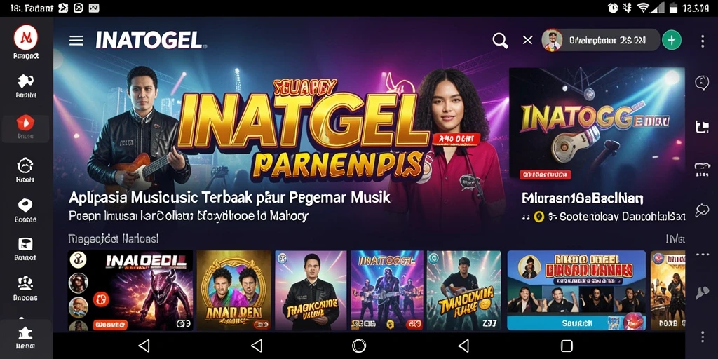Screenshot INATOGEL menampilkan antarmuka pengguna yang menarik dan mudah digunakan.
