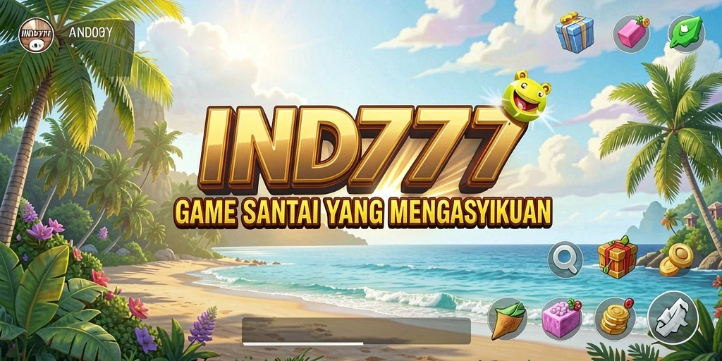 Tangkapan layar utama dari game IND777 menampilkan gameplay yang seru dan interaktif.