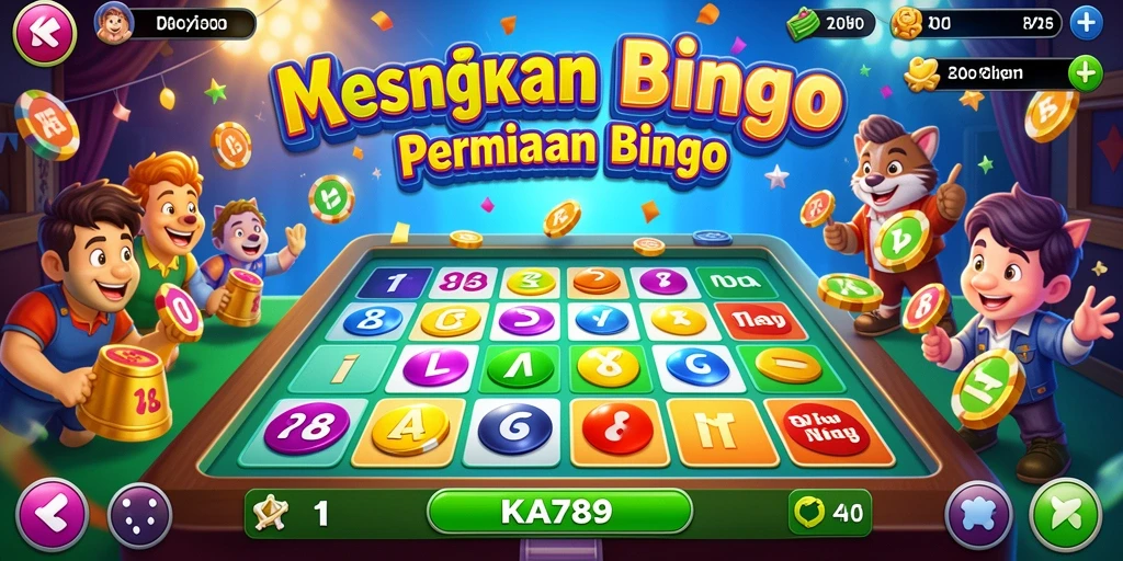 Tampilan gameplay seru pada aplikasi KA789 dengan elemen bingo.
