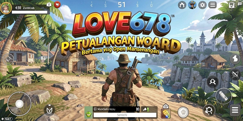 Tampilan gameplay LOVE678 yang memukau dalam dunia Open World.