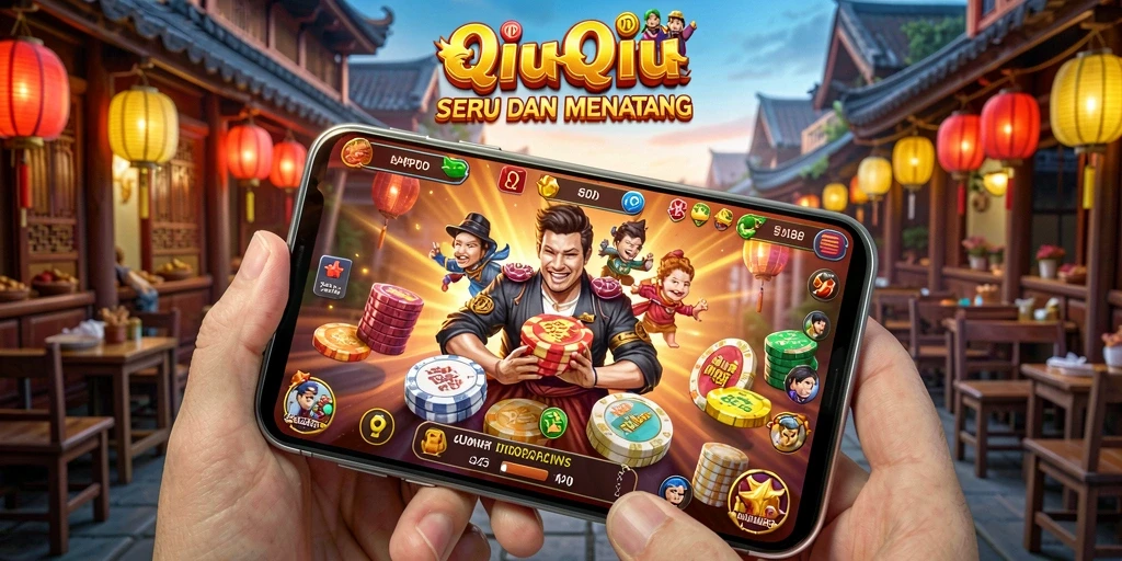 Screenshot MPOID menampilkan aksi seru permainan QiuQiu.