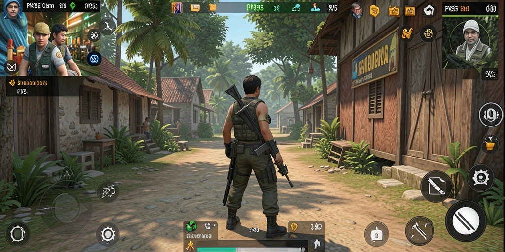 Tampilan gameplay PK95 yang menawan dan interaktif.