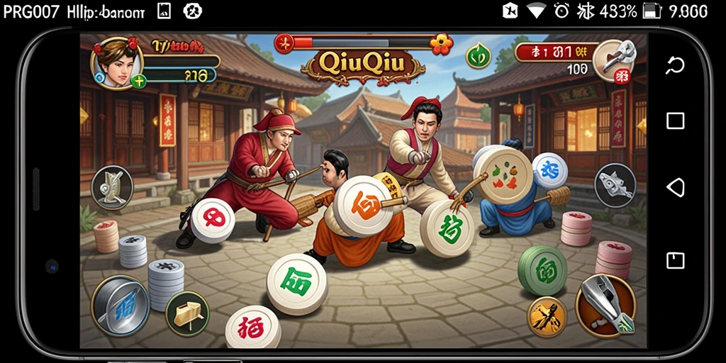 Gameplay seru QiuQiu di PRG007 dengan teman.