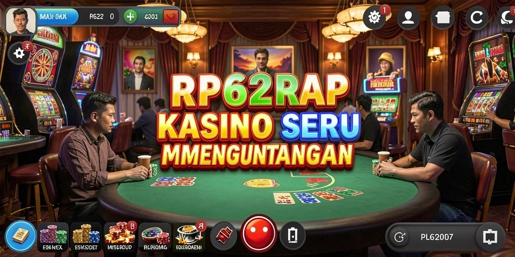 Screenshot RP62RP menampilkan keseruan permainan kasino yang seru.