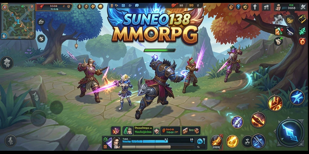 Tampilan gameplay seru di dunia fantasi SUNEO138.