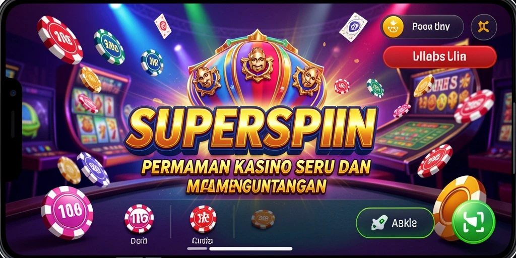 Tampilan menarik dari gameplay <strong>SUPERSPIN</strong> yang mengasyikkan.