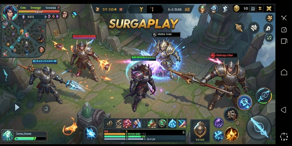 Tampilan gameplay SURGAPLAY yang seru dengan strategi mendalam.