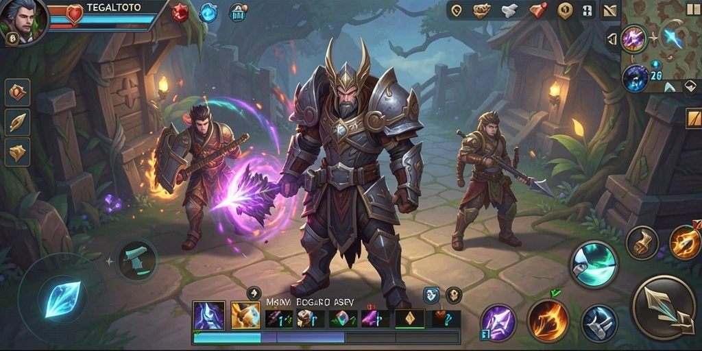 Tampilkan gameplay seru TEGALTOTO dalam dunia MMORPG.