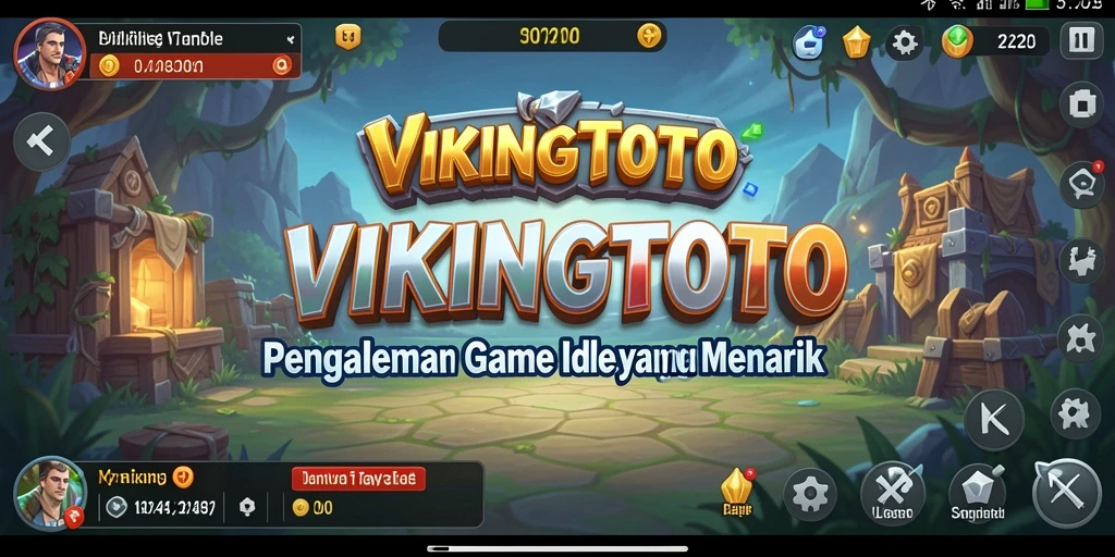 Screenshot gameplay VIKINGTOTO dengan suasana Viking yang epik.