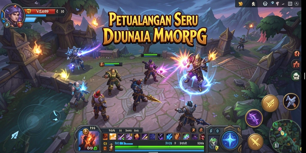 Gameplay seru dan imersif dari VISA89 di dunia MMORPG.